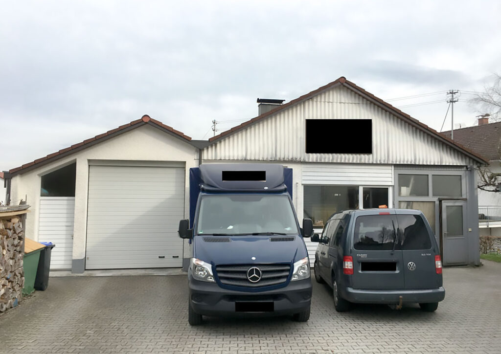Westfassade vorher